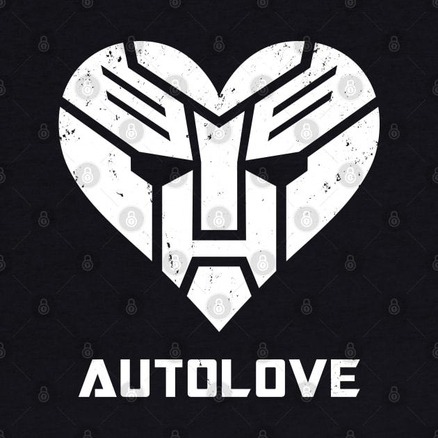 Autolove Cool Robot Inspired Heart Symbol by BoggsNicolas